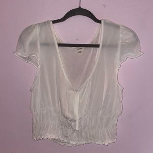 GARAGE Brand White Top